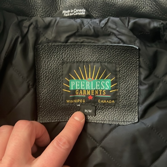 Men’s 3/4 Peerless leather dress jacket - Picture 3 of 7